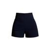 Damskie seksowne czarne szorty letnie - Wyszczuplające, opinające biodra hot pants na co dzień