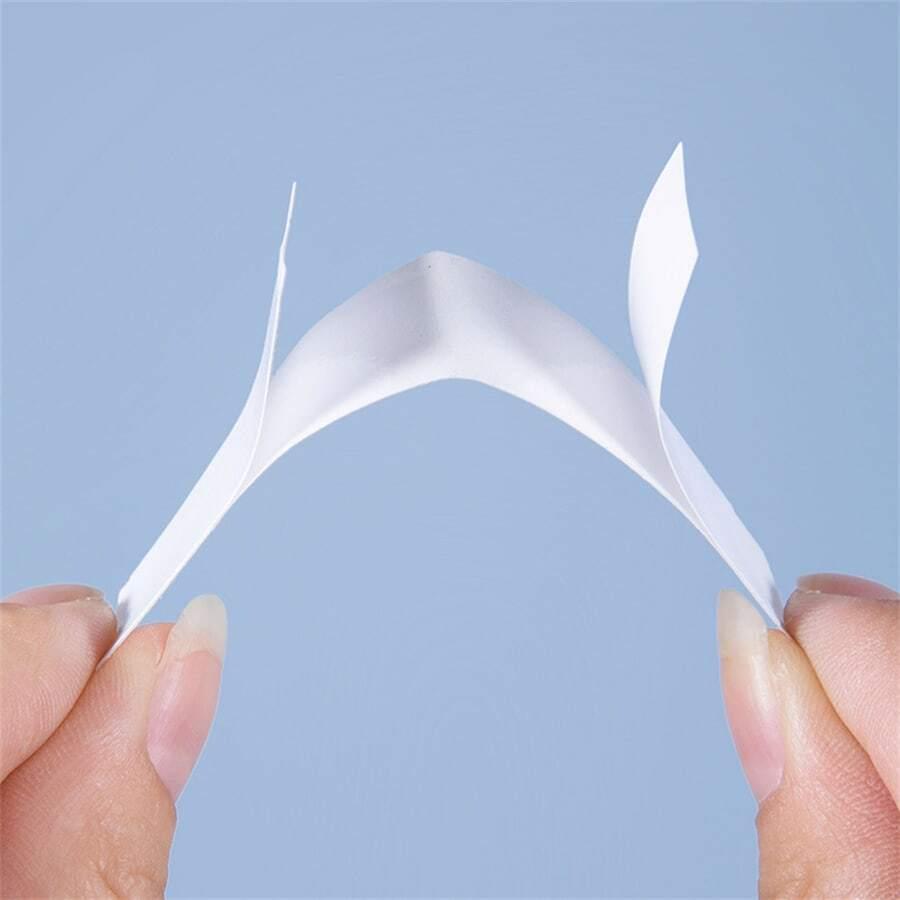 Damen Transparentes Unsichtbares Doppelseitiges Klebeband, Geeignet für Kleidung und Körper, Stark haftend für alle Hautfarben Stoffe