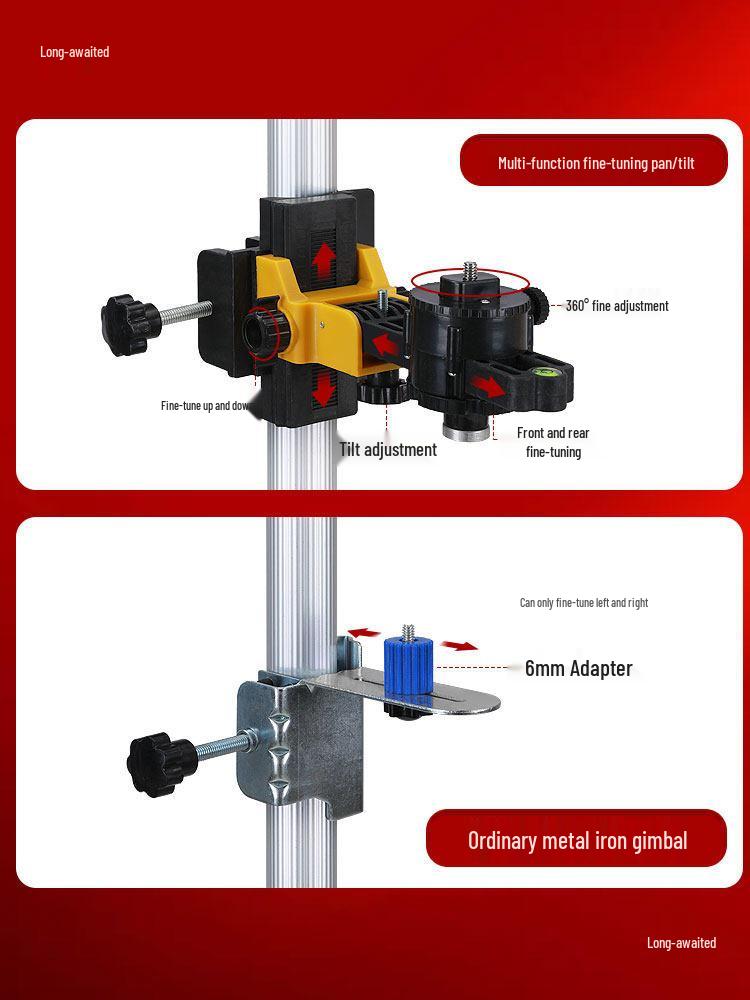 Telescopic Infrared Ceiling Support & Spirit Level Rod