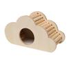 Hamster Wood House Hideout Small Animals Guinea Pig Toys Exploring Toys