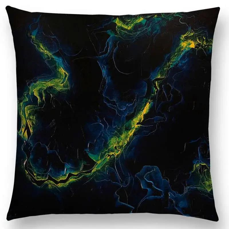 Neuankömmling Abstrakt Gedruckt Flexibel Freiheit Wunderschöne Elegante Linien Farbenfroh Herrlich Layering Kissenbezug Sofa Wurfkissen