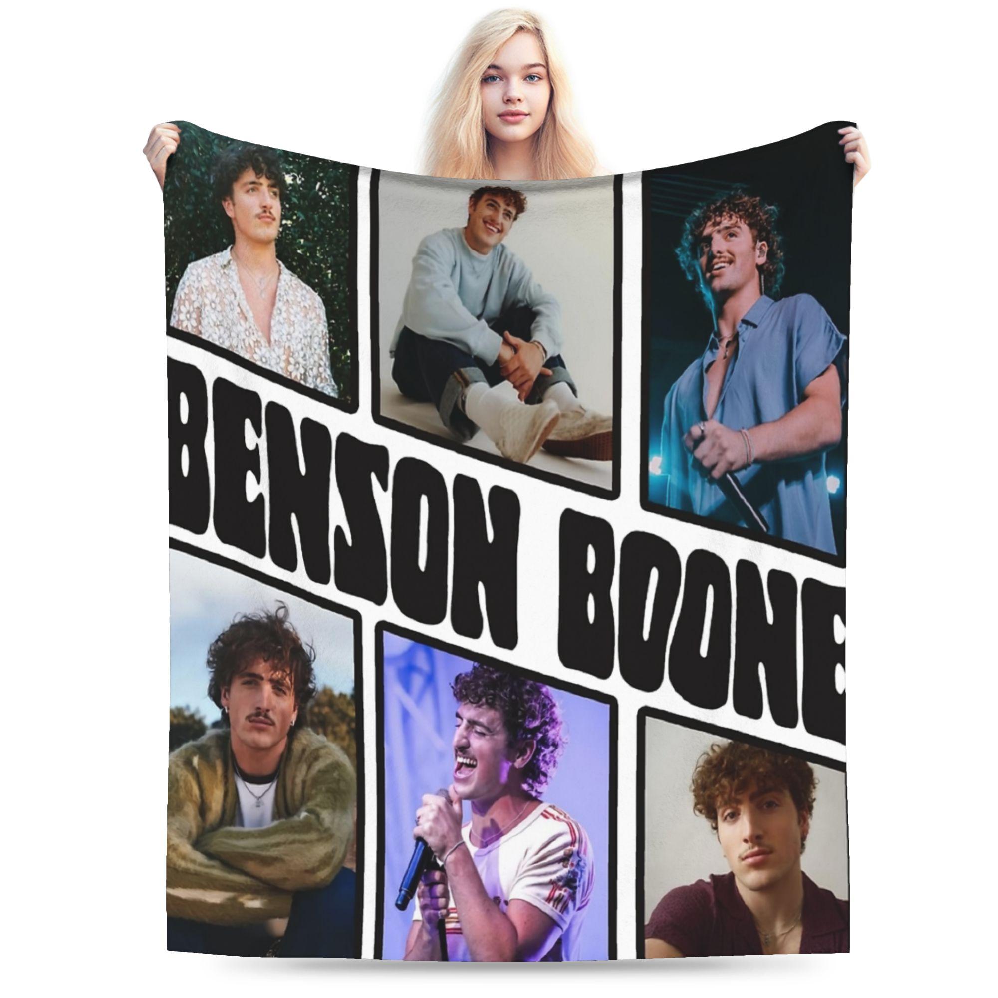 

Relax Benson Boone Music Tour Blanket Accessories Bedding Decorative Throw Blanket Warm Flannel for Outdoor 30x40in