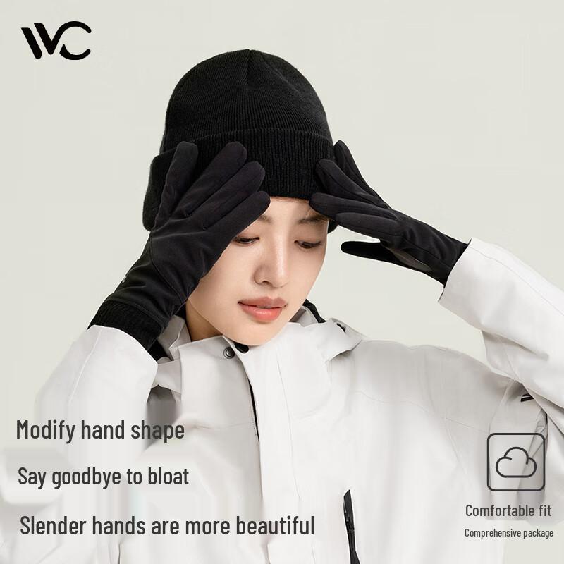 VVC Women's Fleece-Lined Touchscreen Winter Gloves