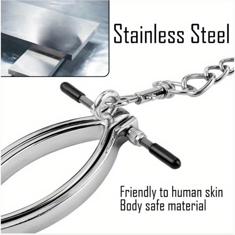 Labia Spreader Strap with Clamp Clip Clitoris Spread Pussy Open Vagina Stimulator SM Bondage Sex Toys