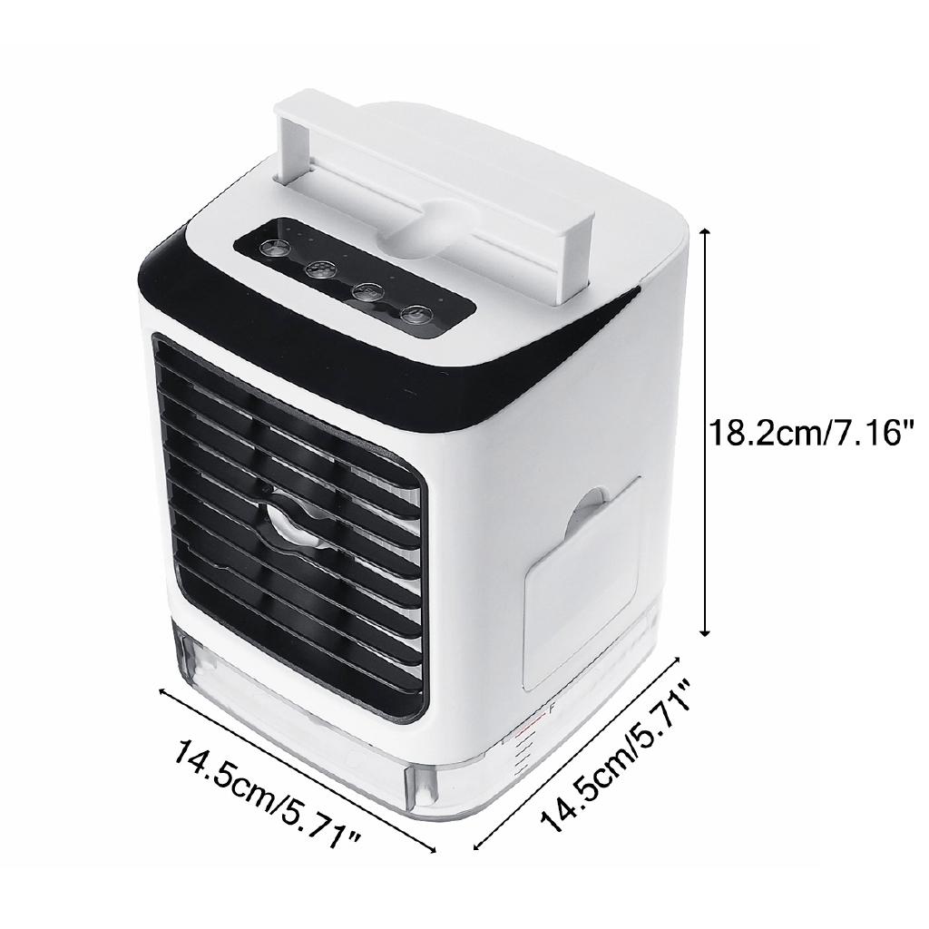 Portable Desktop Air-Cooler Portable Mini Fan Evapolar Humidifier 3 Gear Speed Remote With Remote Control for Home Office
