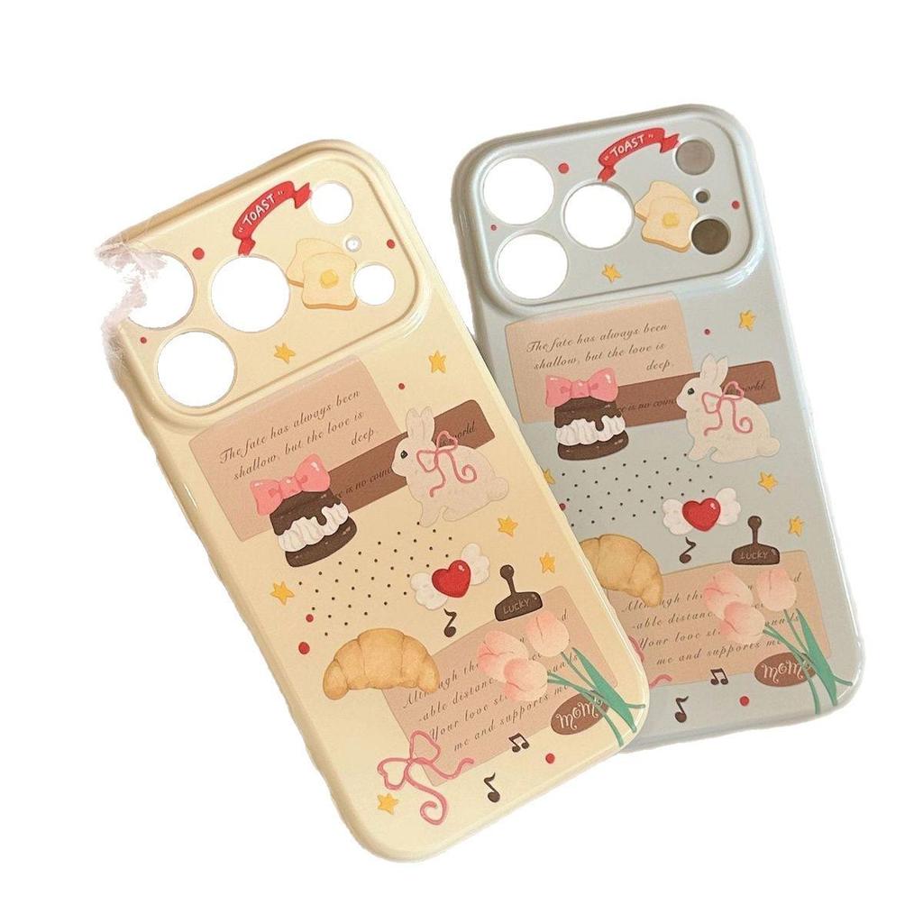 Cartoon Meow iPhone 17 Pro Max Heart Case, Fits 13/15/16 Pro