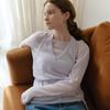 On On Mohair Halterneck Layered Knit Nek5wp914