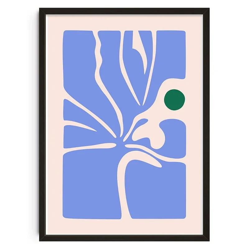 Vintage Classic Posters Retro Abstract Tin Signs Print Mid Century Wall Art Canvas Painting for Living Room Bedroom Home Decor