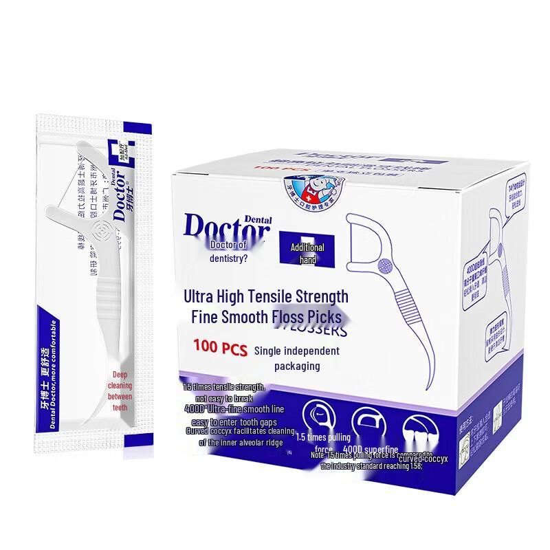 Dr. Tooth Ultra-High Tensile Smooth Dental Floss Picks