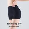 Damskie bezszwowe majtki modelujące biodra z naturalną kontrolą brzucha i wkładkami podnoszącymi biodra
