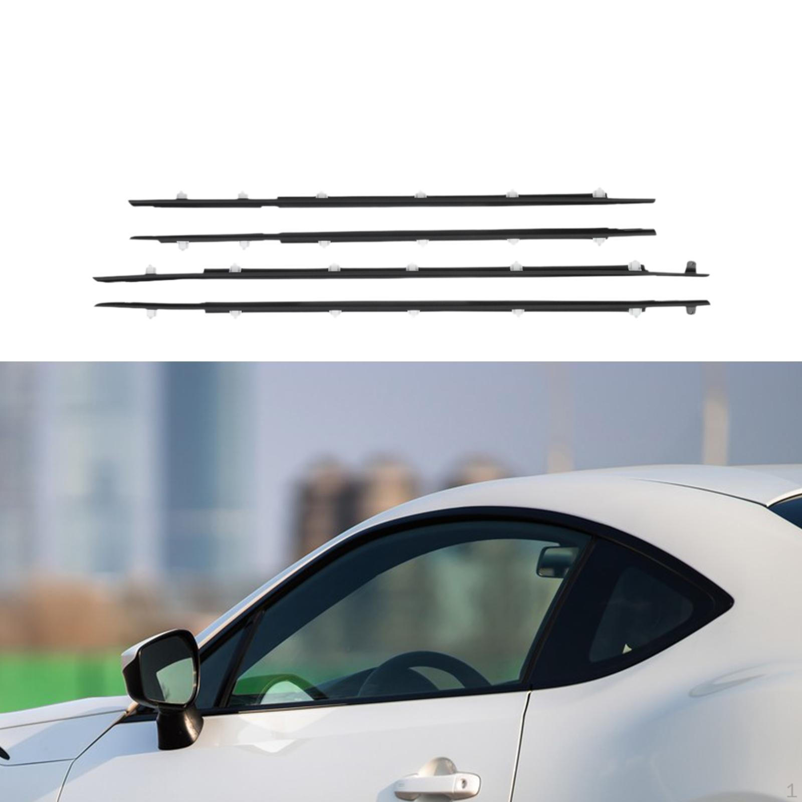 

Window Weatherstrip Molding Trim Seal 75730-60020 Professional Spare Parts Easy to Install
