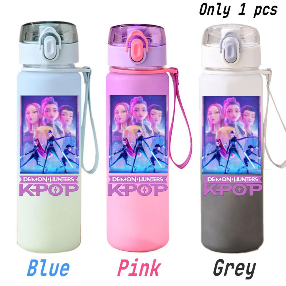 For KPOP Cup 750ML Bottle Portable Sports Kpop Plastic Anime Gradient Drinking Direct Drinking Water Cup Gourd Container