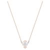 Swarovski Colier Înger Magic Placat cu Aur Alb Rose Ton 5498966