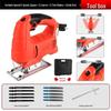 Compact Electric Reciprocating Saw with Jigsaw Conversion Head for Woodworking
