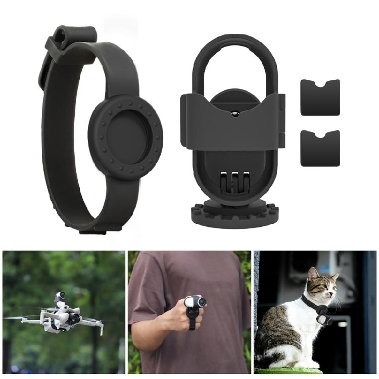 Flexible Action Camera Wristband with Magnetic Stand, 360 Degree Rotation Silicone Straps for GO 3 GO 3S Camera
