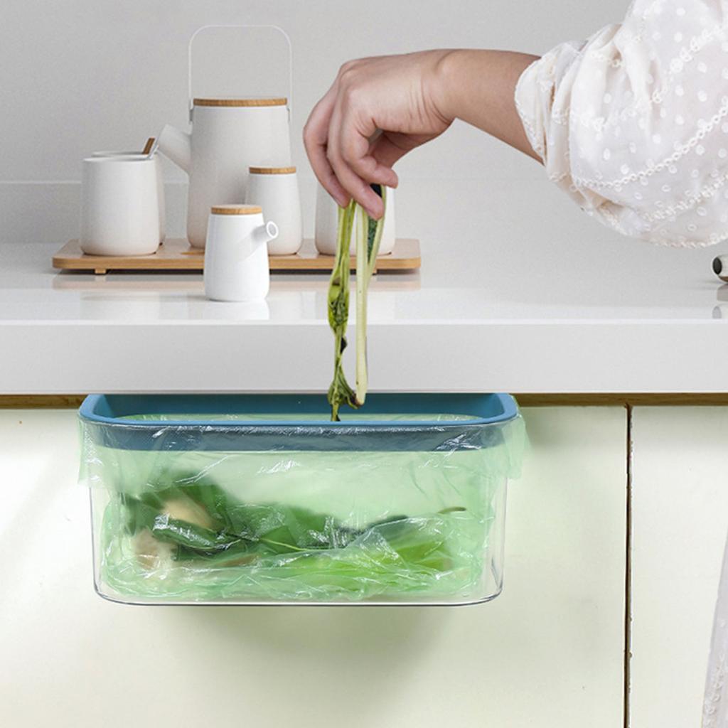 Hanging Kitchen Trash Can Plastic Storage Box Large Capacity Countertop Hanging Kitchen Compost Bin
