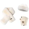 EILEI Warm Fleece Hat, Scarf & Gloves Set 8002