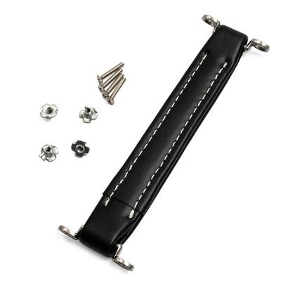 Maniglia per Amplificatore per Chitarra in Pelle PU Maniglia per Custodia per Chitarra Maniglia per Attrezzatura PA Ricambi Nuovi e per Riparazione (Nero)