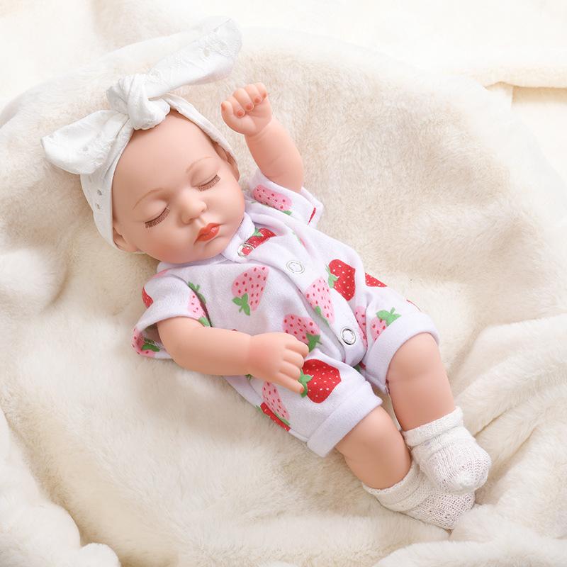 

30-сантиметрова реалістична м’яка імітаційна лялька Baby Reborn з ручним розписом, яку можна мити, дитяча ігрова лялька Boy