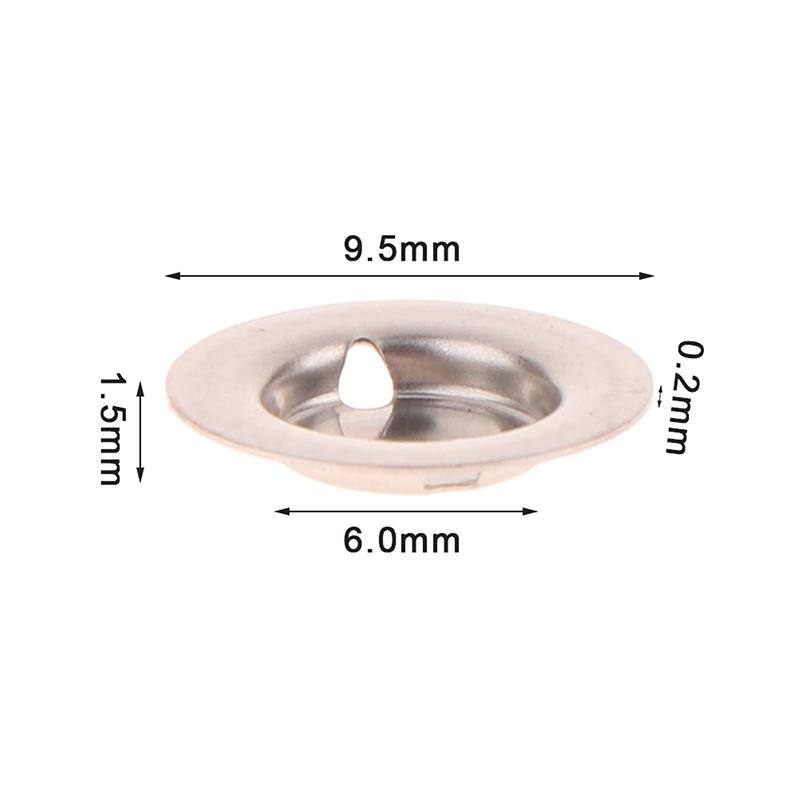 

100Pcs 18650 Lithium Battery Flat Head Positive Spot Welding Tip Cap Gaskets For Change The Tip Cap 18650 Li Battery