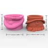 Snowman Doll Pen Holder Pot Silicone Molds Table Ornament Mould Plaster Making Tool Succulent Planter Mold Easy to Clean