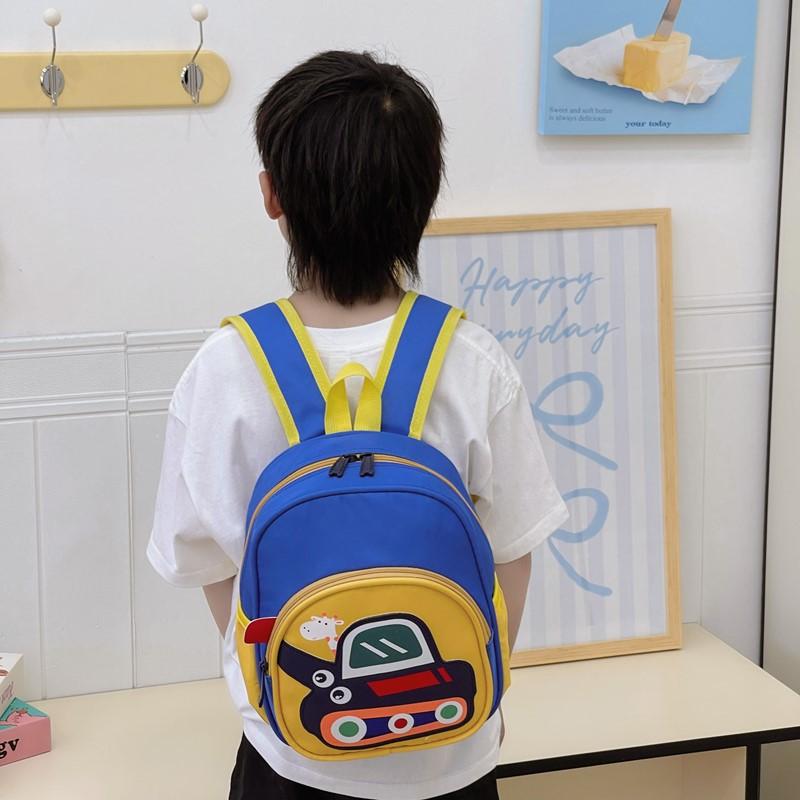 School bag boy casual versatile excavator backpack light small class children's bag snack bag
