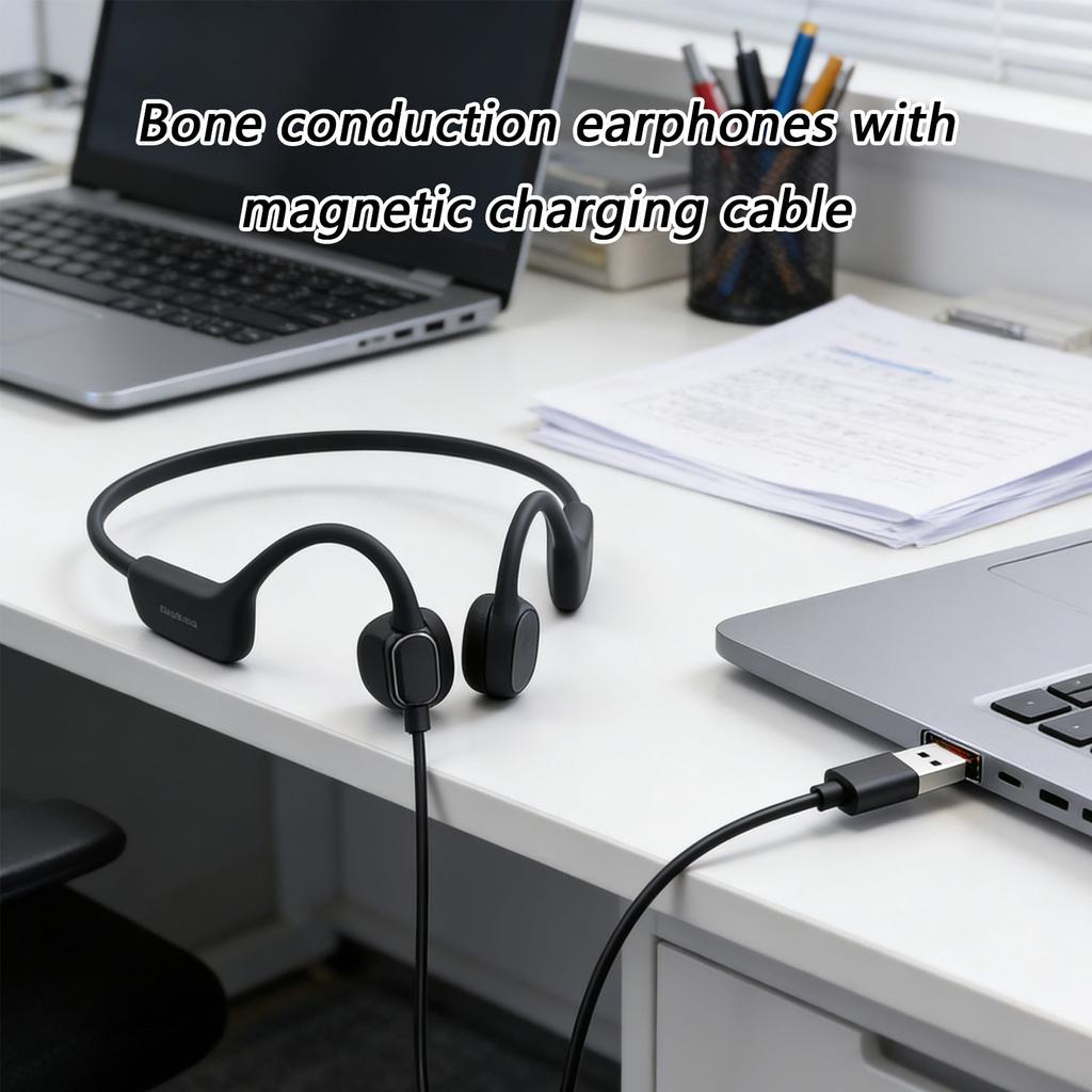 Magnetic Chargers Cable For S106 Bone Conduction Headphones Strong PVC Build Reliable Power Delivery For Office Gym