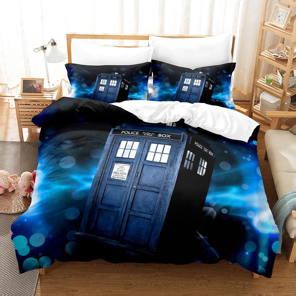 3D City Scenery Bedding Set Bed Linen Single Twin Queen King Full Size Duvet Cover Bedclothes