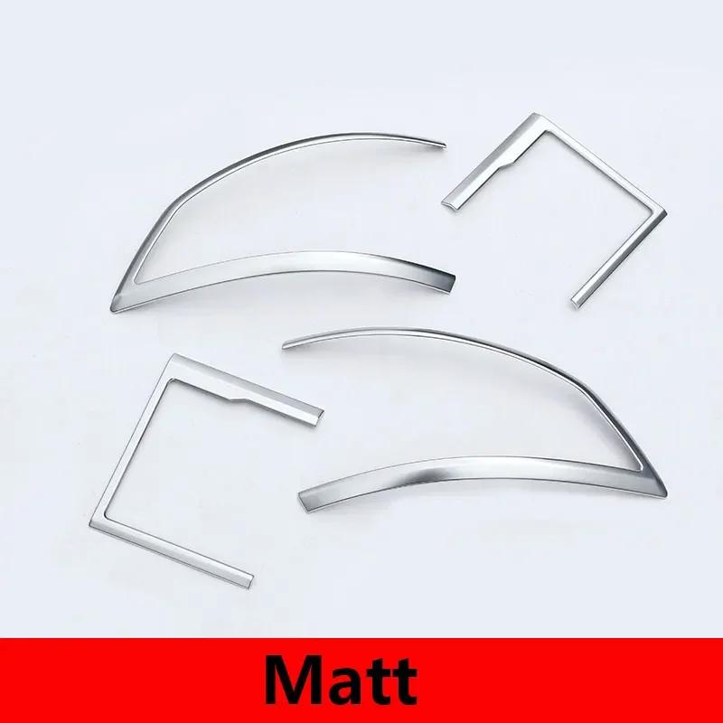 For Land Rover Discovery Sport 2015- ABS Silver Car Rear Tail Light Lamp Frame Cover Trim Sticker Car Accessories