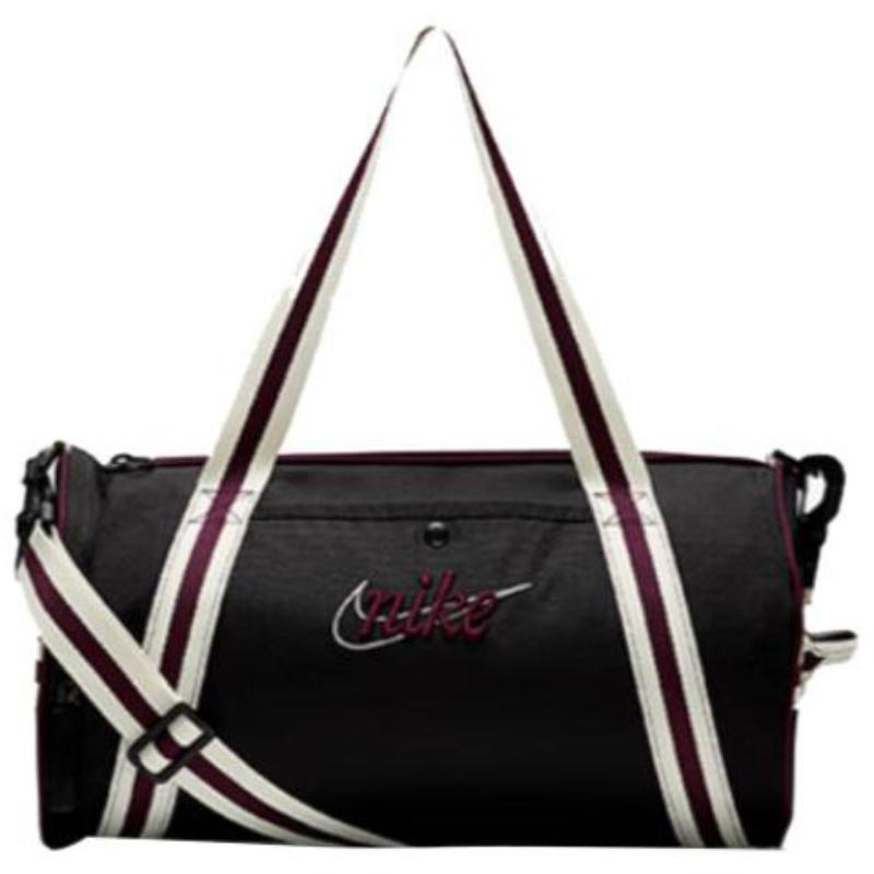 

Nike Heritage Recycled Polyester Material Portable One Shoulder Crossbody Gym Bag Large Unisex Black & Red Casual dr6261-011 красный/чёрный