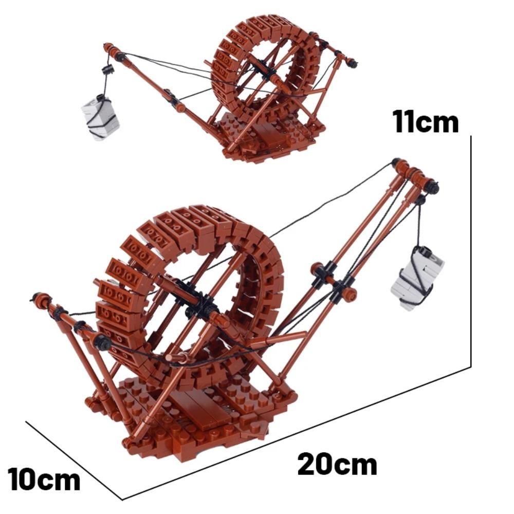 Středověké tištěné dlaždice Vojenské stavebnice Středověký pouliční výhled MOC kostky Hračky Mini kostky Sada