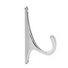 Modern Wall Mounted Coat Hook Bathroom Cloakroom Closet Clothes Rack Holder Hooks(Matte Black)