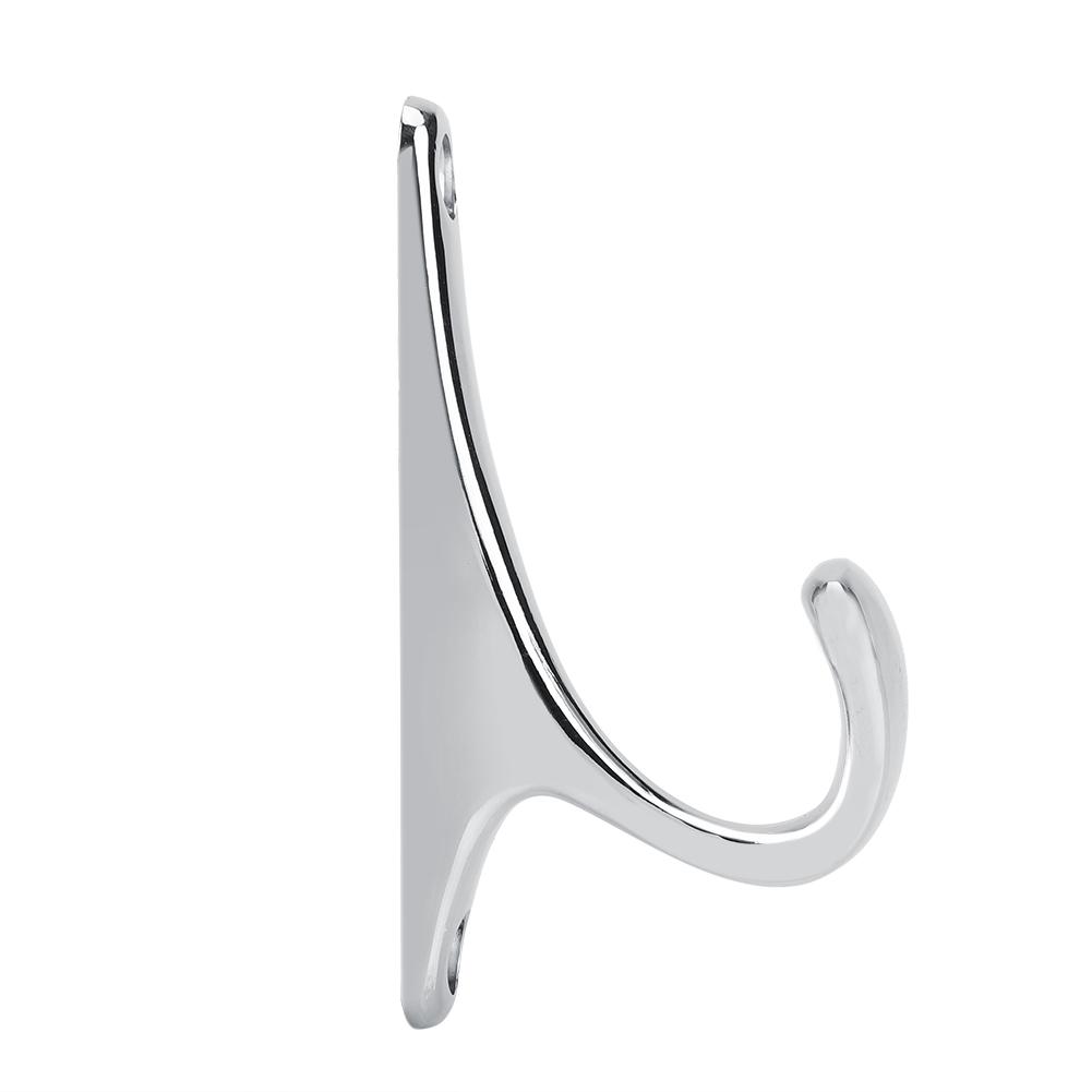 Modern Wall Mounted Coat Hook Bathroom Cloakroom Closet Clothes Rack Holder Hooks(Matte Black)