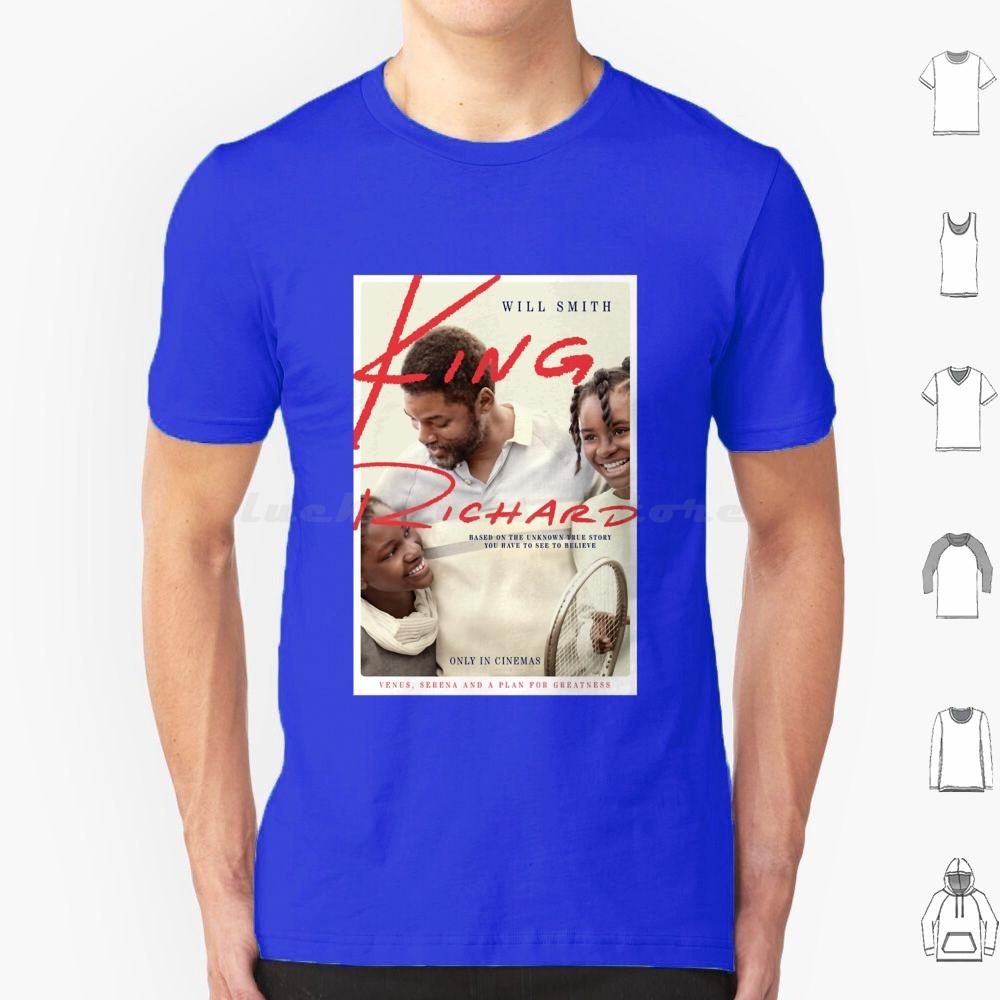 Vintage Retro For Mens Womens King Richard Movie 1 Gift For Fan T Shirt Big Size 100 Cotton Vintage Retro For Mens Womens King