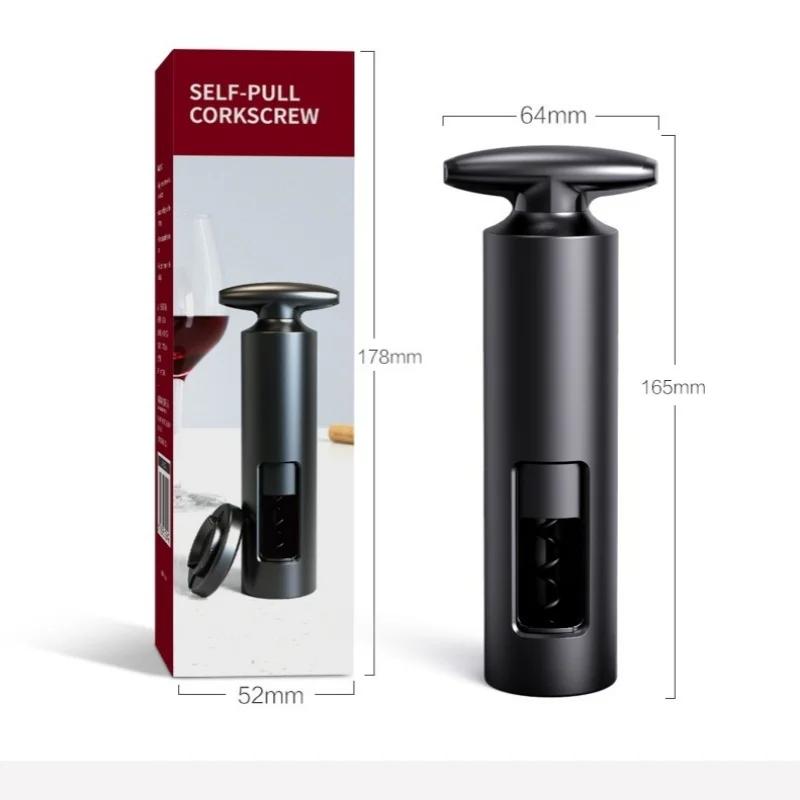 Bottle Opener Portable Manual Wine Bottle Opener with Foil Cutter Bar Tools Sparkling Wine Cork Remover Home Kitchen Accessories
