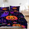 3pcs Halloween decorations Duvet Cover Set - Machine Washable, Includes 1 Cover and 2 Pillowcases, No Core Included yy251013105