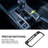 Gear Panel Shift Boots Cover Decal for Honda Civic Sedan Hatchback Coupe 16-21