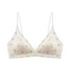 French Triangle Cup Bra for Large Busts - Minimizing, Thin, Breathable Straps, Ideal for Camisole Dresses.