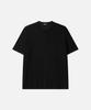DRAW FIT Constant Ribbed Henley Neck T-Shirt [Black]