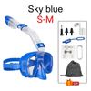 OLIKEI 3-in-1 Scuba Snorkeling Masks for Adults Kids Anti-Fog Leakproof Diving Mask Swimming Goggles Free Breathing Diving Glasses