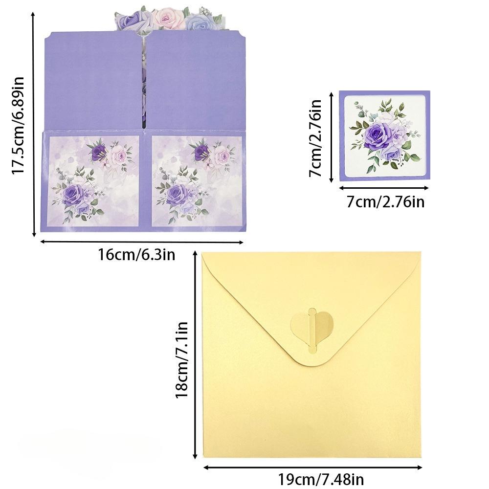 3D Pop Up Hummingbird & Flowers Happy Mother's Day Card 3D Greeting Cards Festival Birthday Wedding Invitations Thank You Card