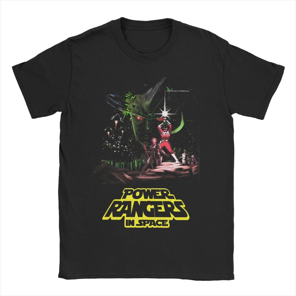 Unisex Unisex TShirt Power Rangers Fashion Pure Cotton Tees Short Sleeve T Shirts Crew Neck Tops Original