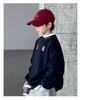 2025 Boys' Fleece-lined Sweatshirt: Warm Niche Design for Autumn/Winter