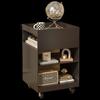 Modern Metal Bedside Storage Cabinet