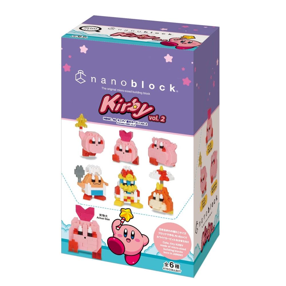 Nanoblock Mini Nano Kirby of the Stars Vol.2 (BOX) NBMC46S 1BOX 6 Pieces, 6 Types In Total