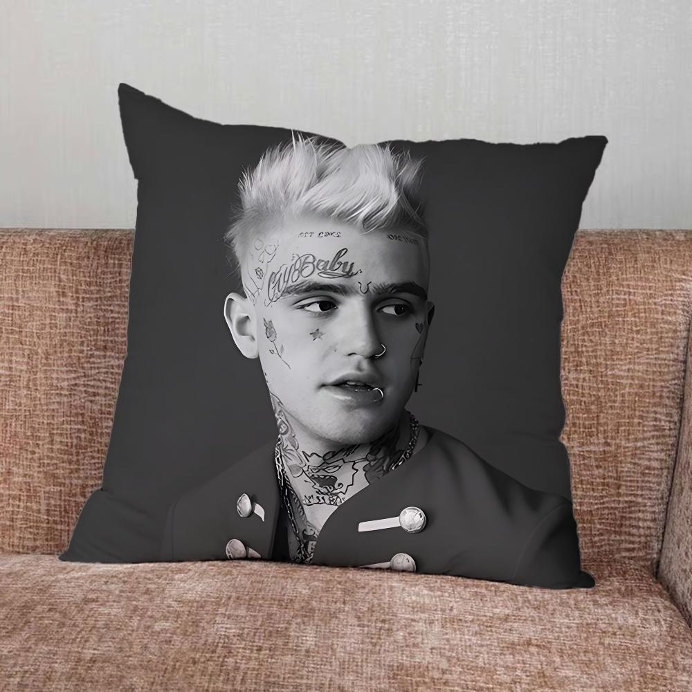 L-Lil Peep Cry Baby Наволочка Для Домашней Спальни Автомобиля Офиса Декора Гостиной Подушка-Подушка Для Дивана Подходящая 16x16Inch