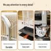 Thickened Square Tube Indoor Dog Cage with Toilet
