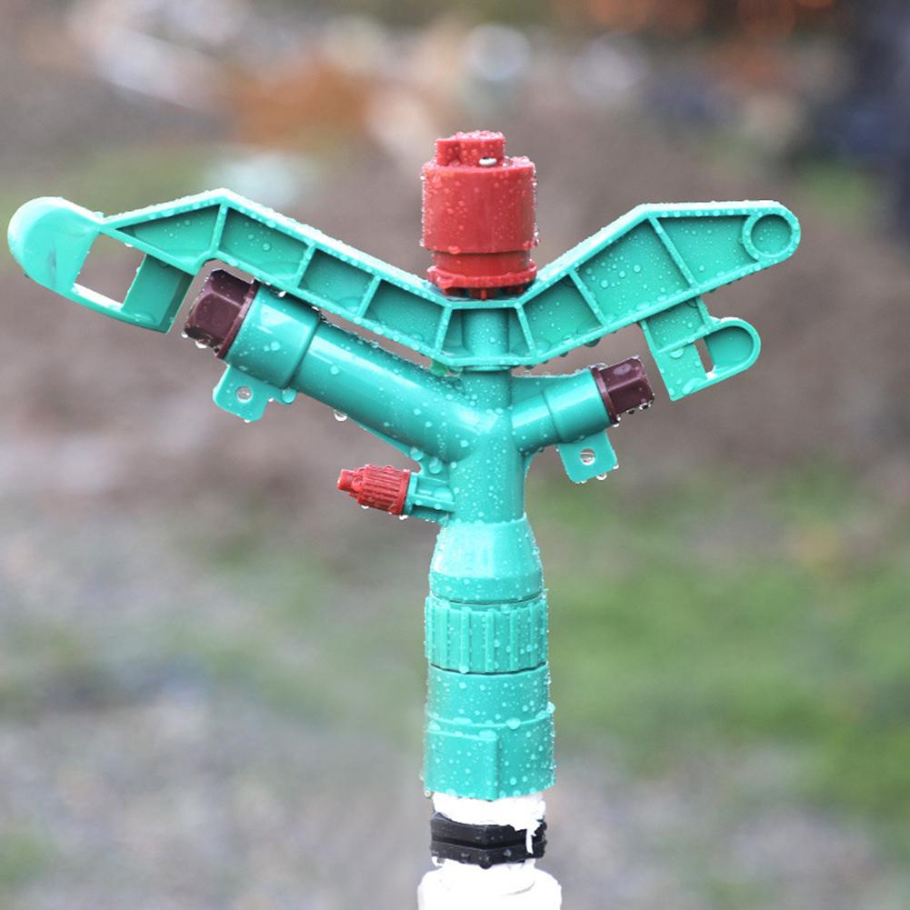 G1in DN25 Rocking Arm Sprinkler 360 Degrees Rotation Irrigation Sprinkler Watering Accessories