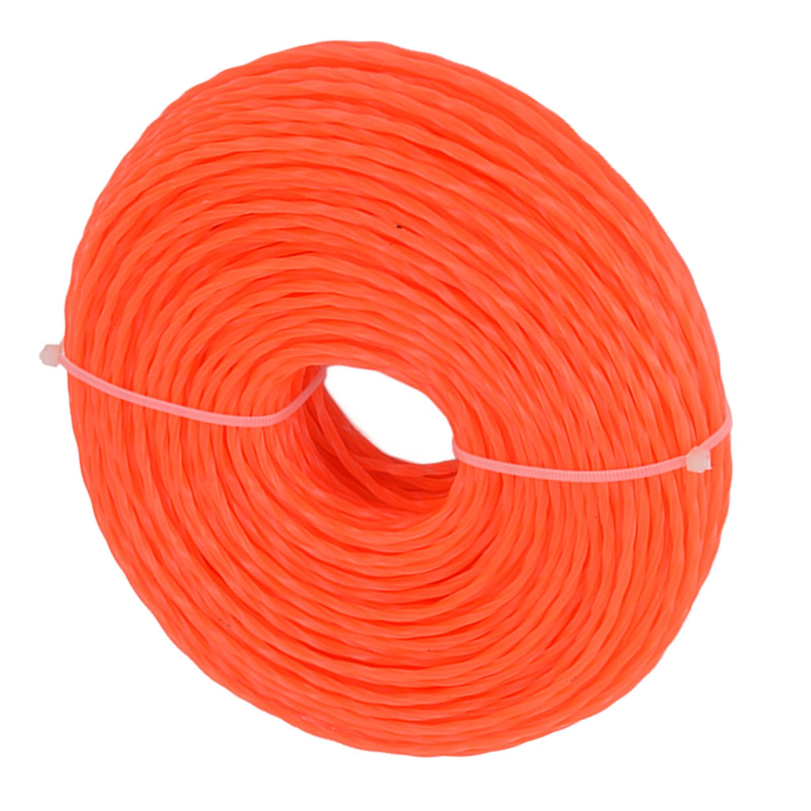 

Нейлоновый триммерный шнур 3,0 мм 85 м Крученая триммерная леска для дома и сада Сверхпрочные режущие элементы для газонокосилки