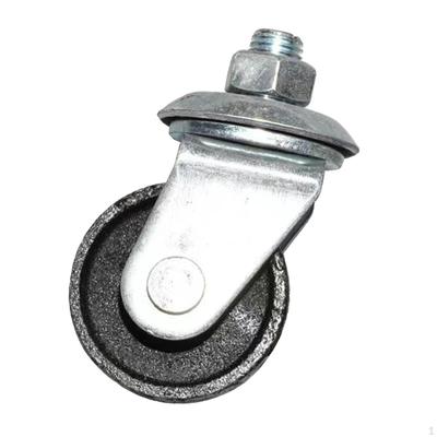 Floor Jack Casters 16mm Stem Replacement Trailer Caster Wheel Metal Horizontal for 4